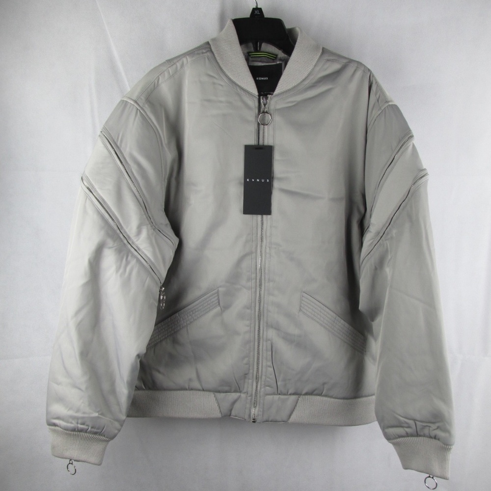 Konus Mens Lionel Zipper Bomber Jacket